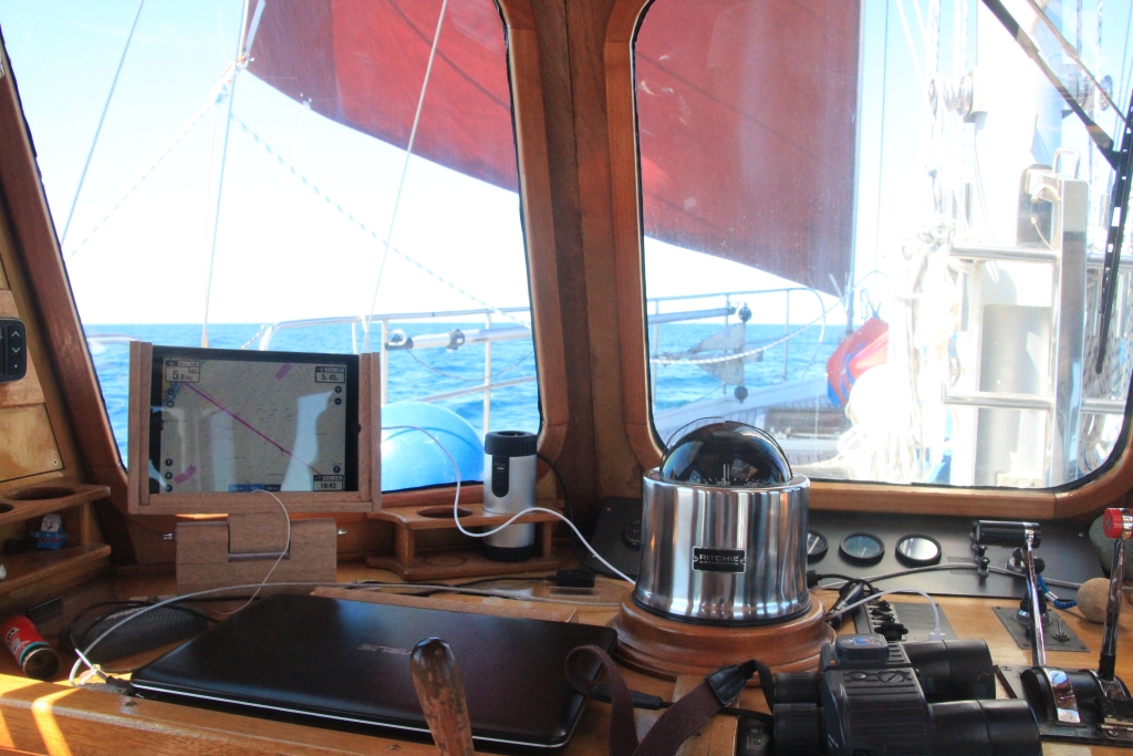 Neuerdings Navigation mit iPad und Boating App